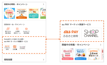 画像②au PAY マーケット関連サービス枠の変更.PNG